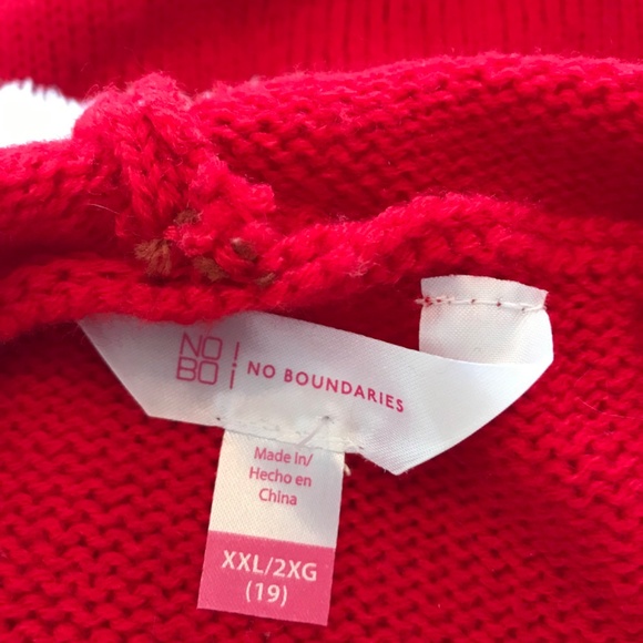 Christmas No Boundaries Ugly Sweater Reversible Sequins Santa Dress Size XXL 19 - Picture 5 of 6